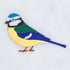 Vivid Pop of Colour Little Birdie Wall Decor